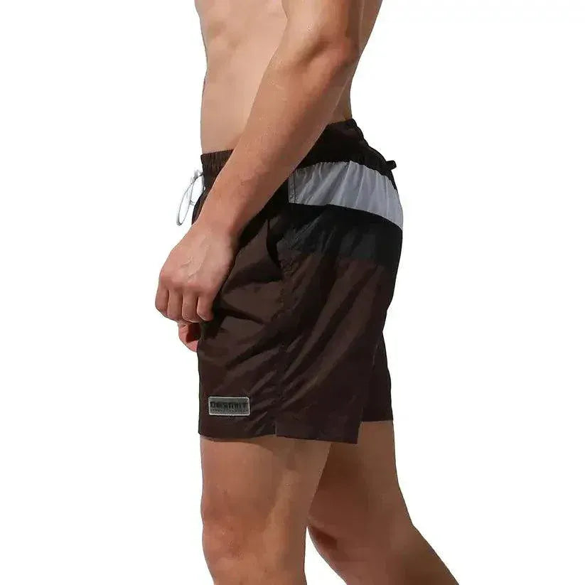 Desmiit Men's Beach Shorts - Stylish Gym Shorts for Active Men