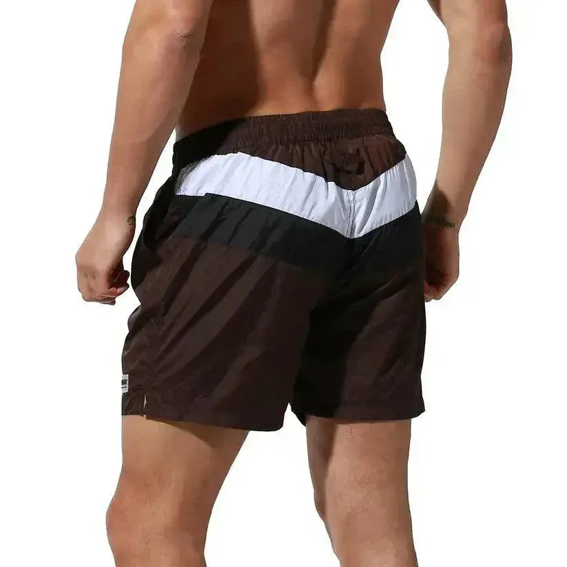 Desmiit Men's Beach Shorts - Stylish Gym Shorts for Active Men