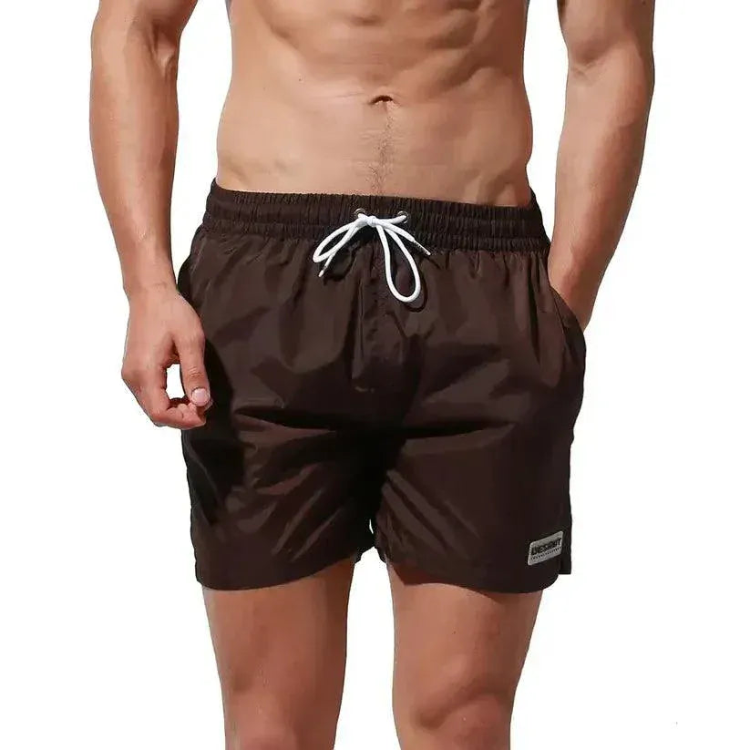 Desmiit Men's Beach Shorts - Stylish Gym Shorts for Active Men