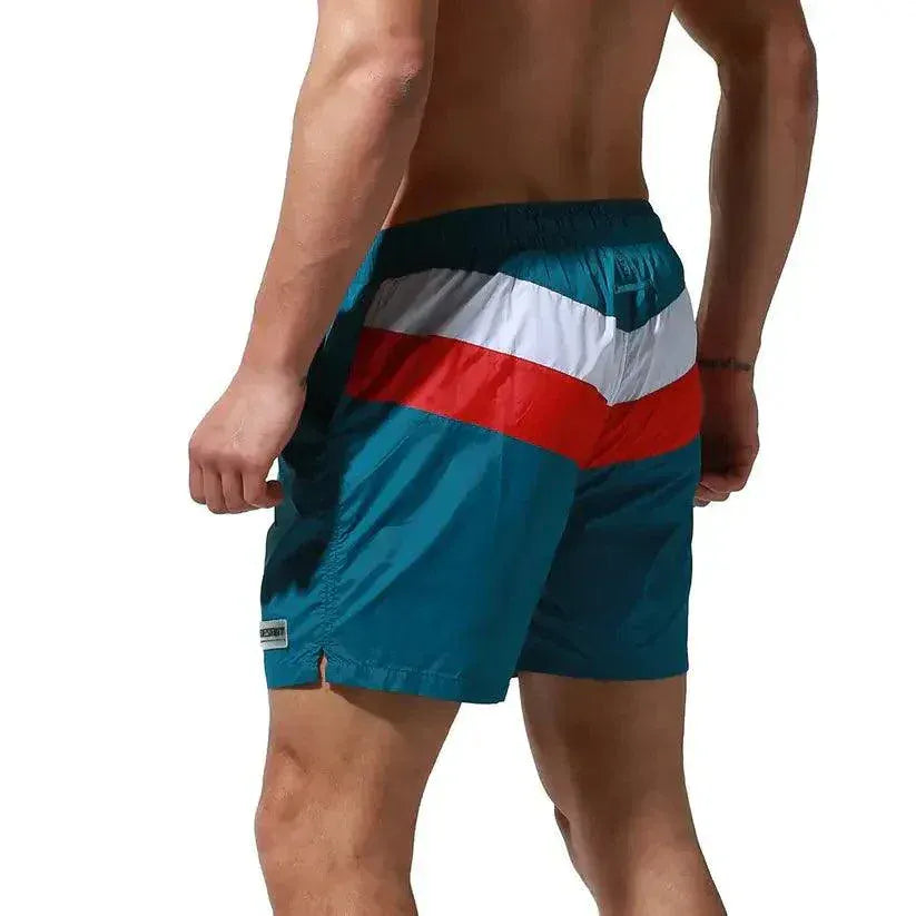 Desmiit Men's Beach Shorts - Stylish Gym Shorts for Active Men