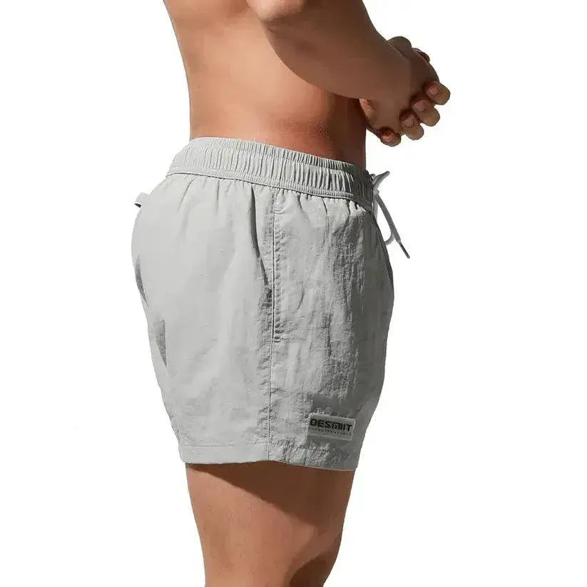 Desmiit Men's Geometric Stitching Board Shorts Swim & Sports Wear