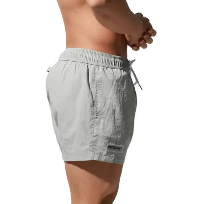 Desmiit Men's Geometric Stitching Board Shorts Swim & Sports Wear