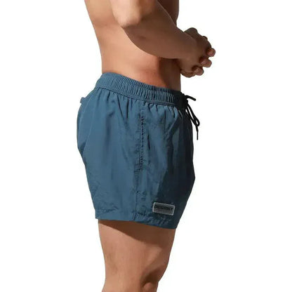 Desmiit Men's Geometric Stitching Board Shorts Swim & Sports Wear