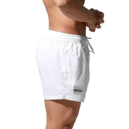 Desmiit Men's Geometric Stitching Board Shorts Swim & Sports Wear
