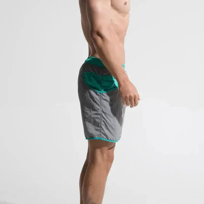 Desmiit Men's Loose Quick-Dry Beach Board Shorts Sporty Nylon Shorts