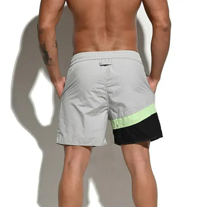 Desmiit Men's Swimming Beach Shorts for Guys Running Shorts