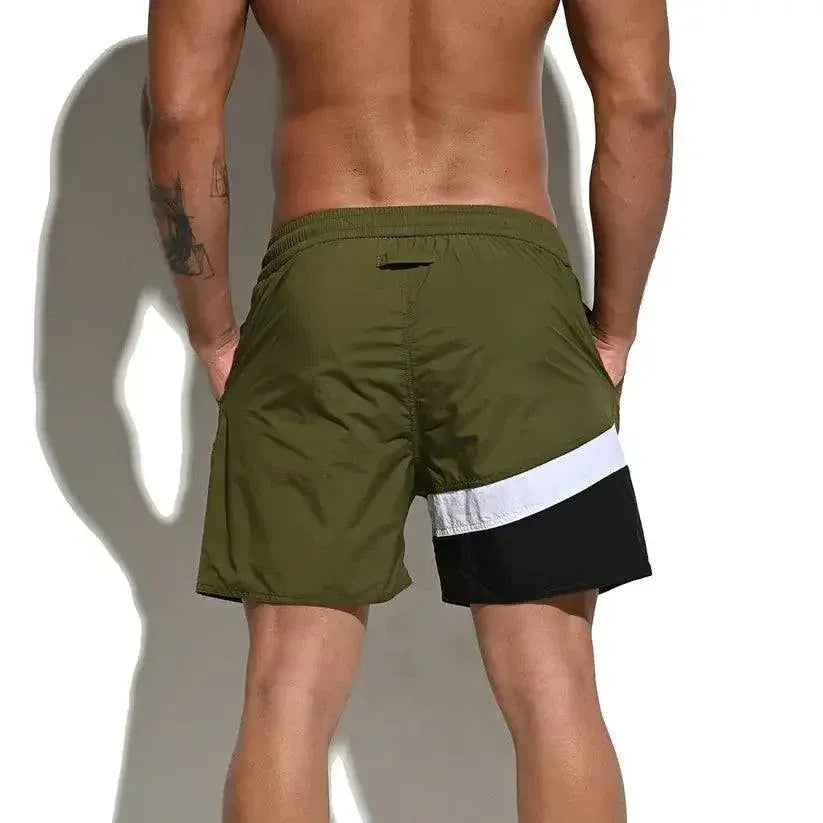 Desmiit Men's Swimming Beach Shorts for Guys Running Shorts