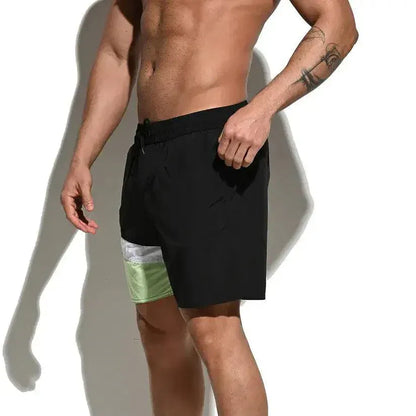 Desmiit Men's Swimming Beach Shorts for Guys Running Shorts