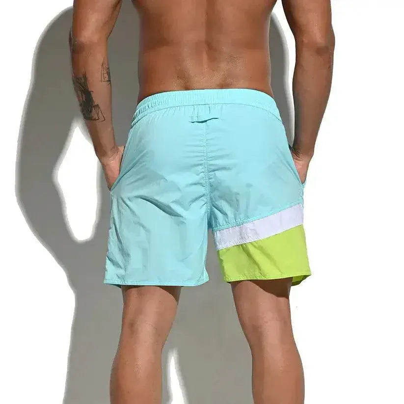 Desmiit Men's Swimming Beach Shorts for Guys Running Shorts