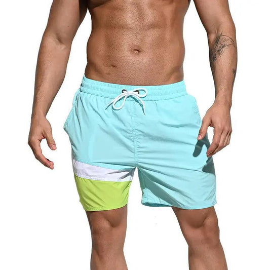 Desmiit Men's Swimming Beach Shorts for Guys Running Shorts