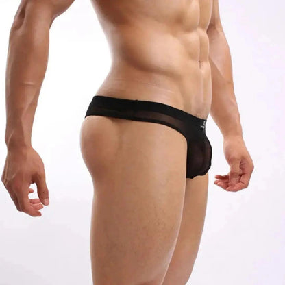 DomiGe Breathable G-String Thong with Seamless Mesh Design Undies for man - His Inwear