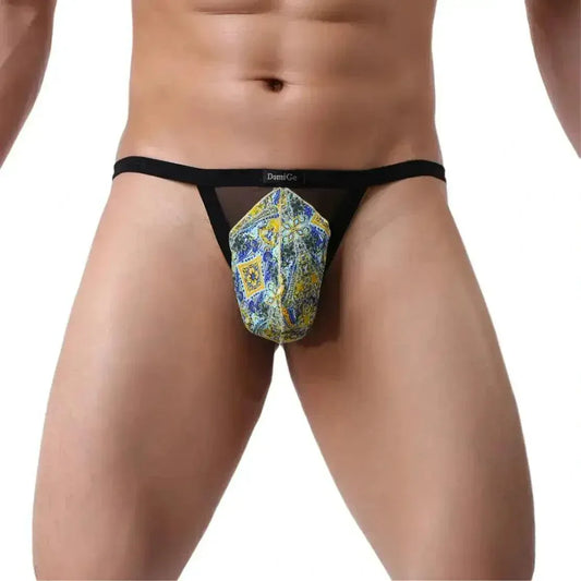 DomiGe DomiGe Breathable T-Back Thong for Men - Comfortable Undies for Men
