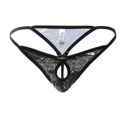 DomiGe DomiGe Charming Butterfly Antenna Male G-String Thong with Front Opening