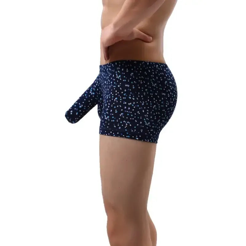 DomiGe DomiGe Dual Pouch Boxers | Low-Rise Cock Socks | Men's Comfort Underwear