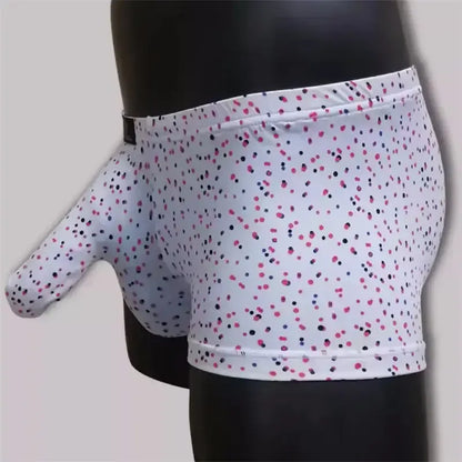 DomiGe DomiGe Dual Pouch Boxers | Low-Rise Cock Socks | Men's Comfort Underwear