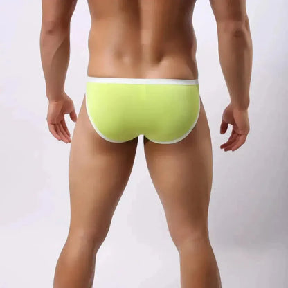 DomiGe DomiGe Male Ice Silk Briefs Seamless Rear Sexy Underwear