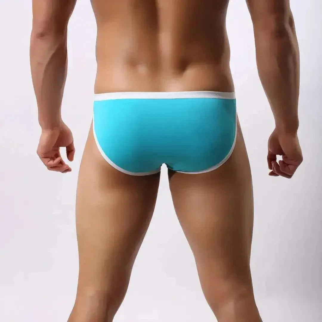 DomiGe DomiGe Male Ice Silk Briefs Seamless Rear Sexy Underwear