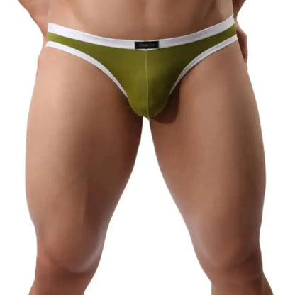 DomiGe DomiGe Male Ice Silk Briefs Seamless Rear Sexy Underwear