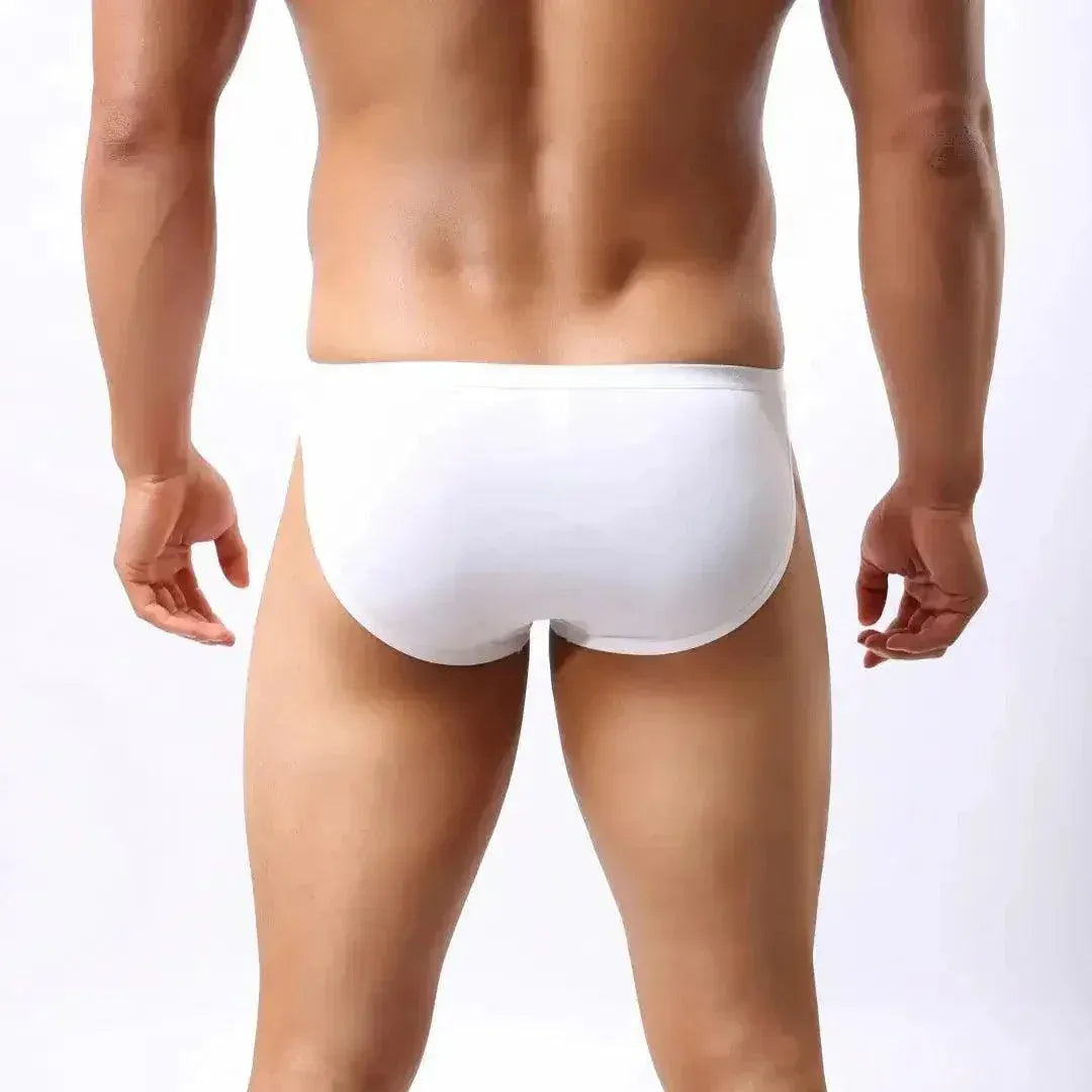 DomiGe DomiGe Male Ice Silk Briefs Seamless Rear Sexy Underwear