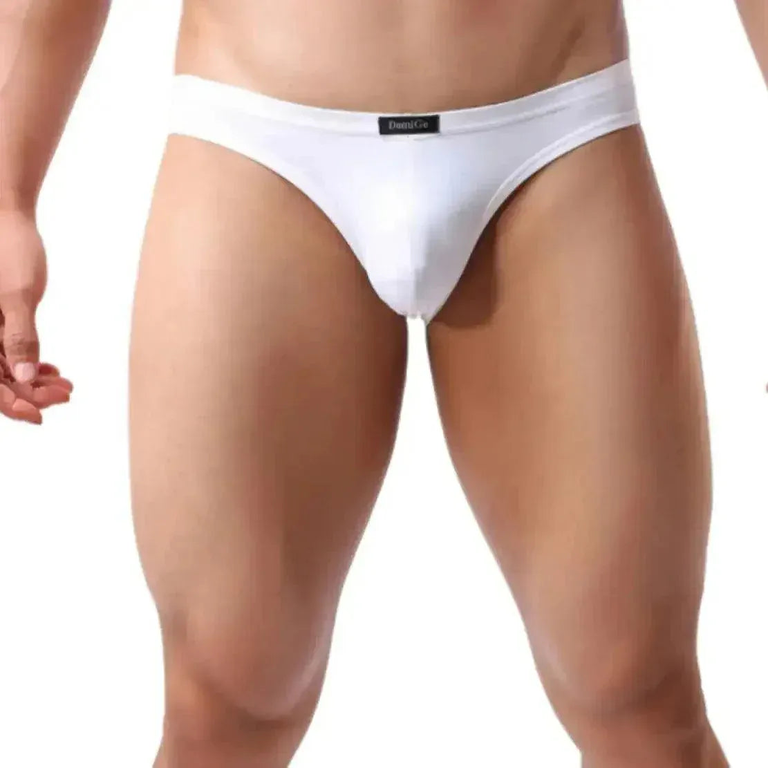 DomiGe DomiGe Male Ice Silk Briefs Seamless Rear Sexy Underwear