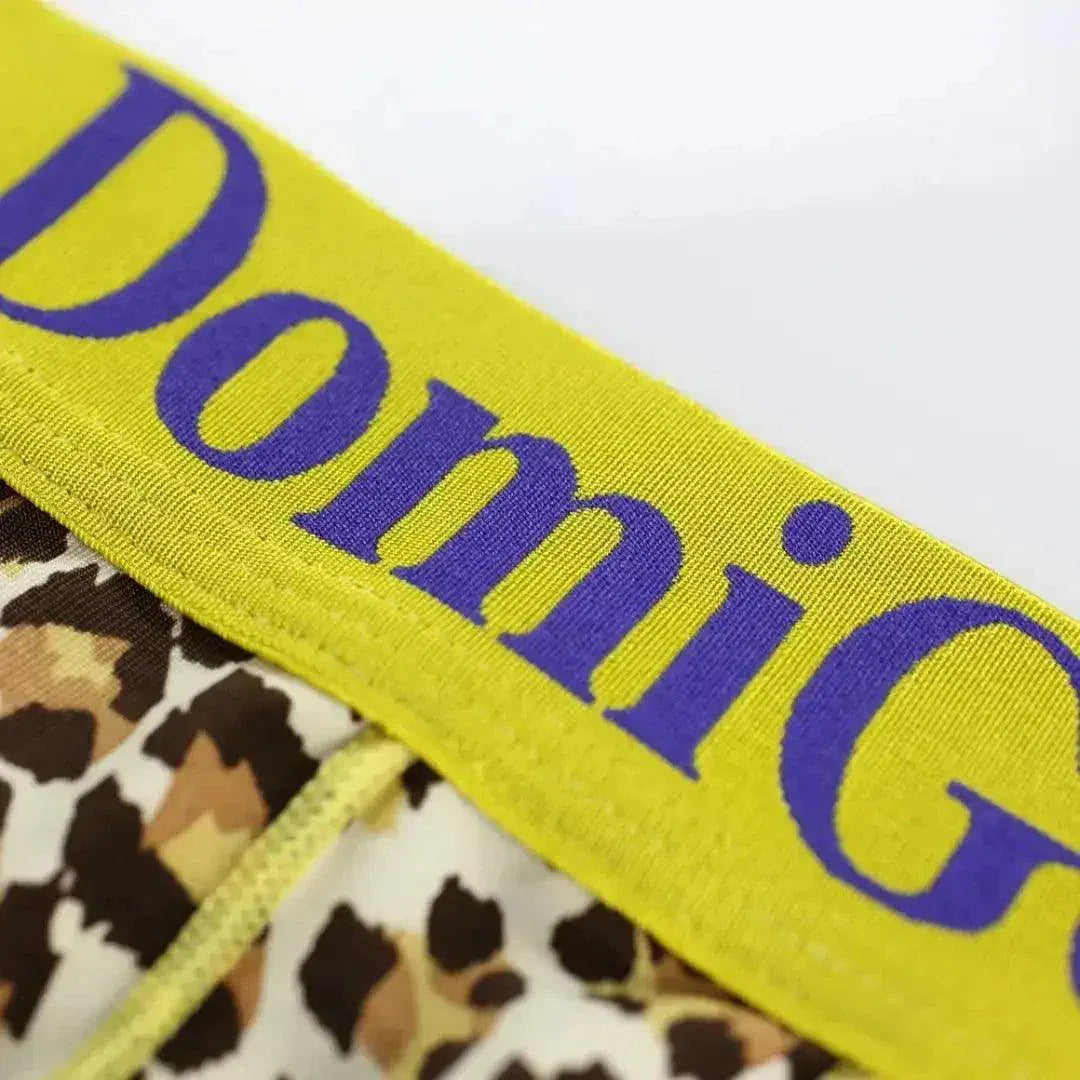 DomiGe DomiGe Male Low-Rise Trunks Sexy Leopard Undies for Men