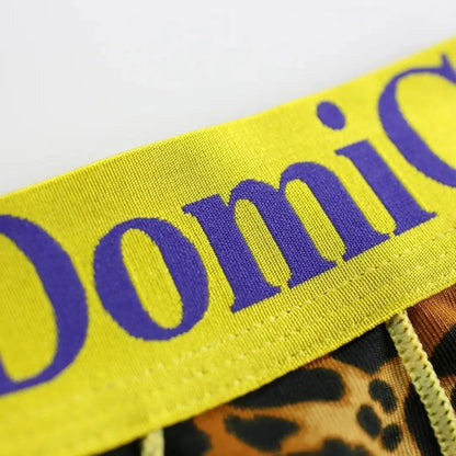 DomiGe DomiGe Male Low-Rise Trunks Sexy Leopard Undies for Men