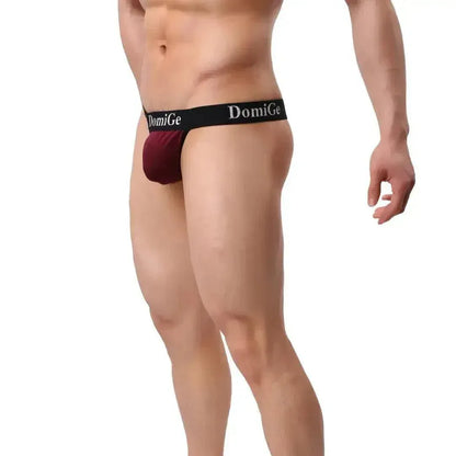 DomiGe DomiGe Male T-Back Adjustable Waistband Thong For Men