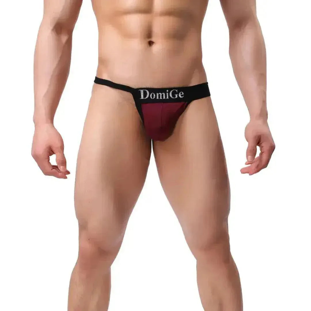 DomiGe DomiGe Male T-Back Adjustable Waistband Thong For Men
