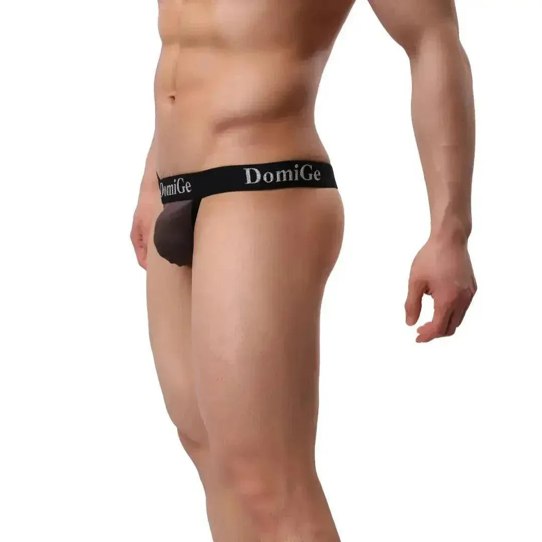 DomiGe DomiGe Male T-Back Adjustable Waistband Thong For Men