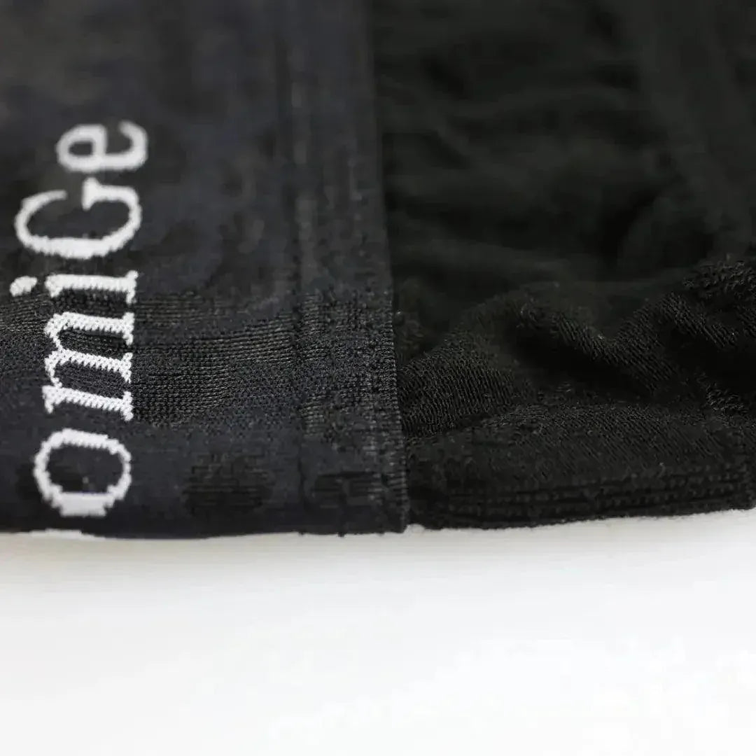 DomiGe DomiGe Men's Bamboo Fiber Briefs Foral Letter Print Pouch Undies for Men