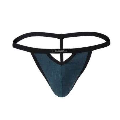 DomiGe DomiGe Men's Bamboo Fiber V-Cut Thong T-Back Male Underwear