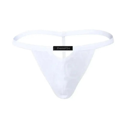 DomiGe DomiGe Men's Bamboo Fiber V-Cut Thong T-Back Male Underwear