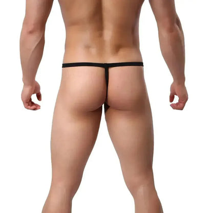 DomiGe DomiGe Men's Bamboo Fiber V-Cut Thong T-Back Male Underwear
