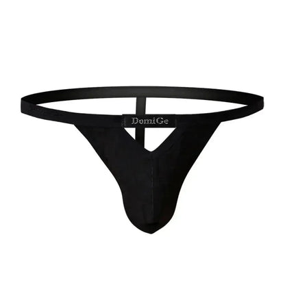 DomiGe DomiGe Men's Bamboo Fiber V-Cut Thong T-Back Male Underwear
