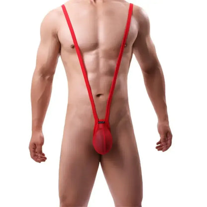 DomiGe DomiGe Men’s Bodysuit Thong – Sleek G-String Sling Bikini Harness, Sexy Underwear