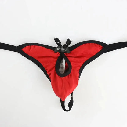 DomiGe DomiGe Men's Butterfly Cotton Thong Front Opening G-String