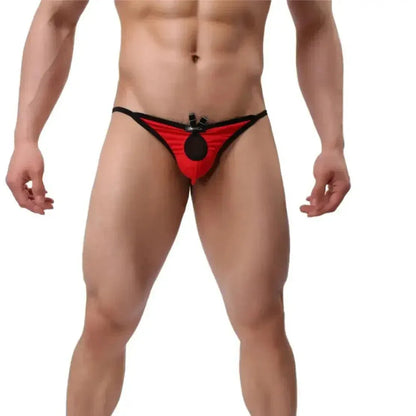 DomiGe DomiGe Men's Butterfly Cotton Thong Front Opening G-String