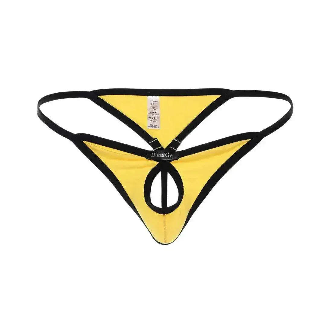 DomiGe DomiGe Men's Butterfly Cotton Thong Front Opening G-String