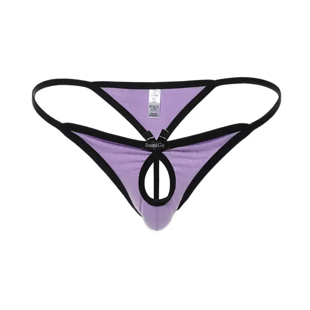 DomiGe DomiGe Men's Butterfly Cotton Thong Front Opening G-String