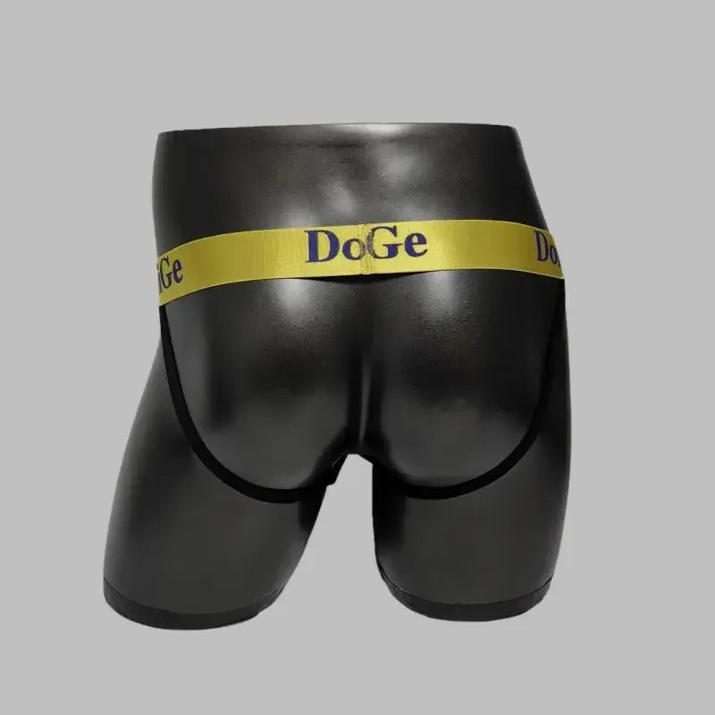 DomiGe DomiGe Men's Christmas G-String Thong - Navy Blue Holiday Print Underwear