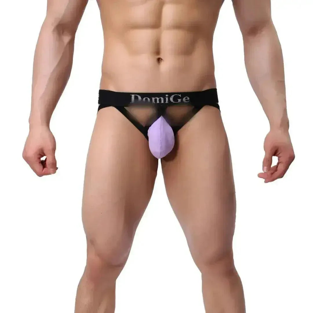 DomiGe DomiGe Men's Cotton Jock Strap W-Shape Underwear for Men