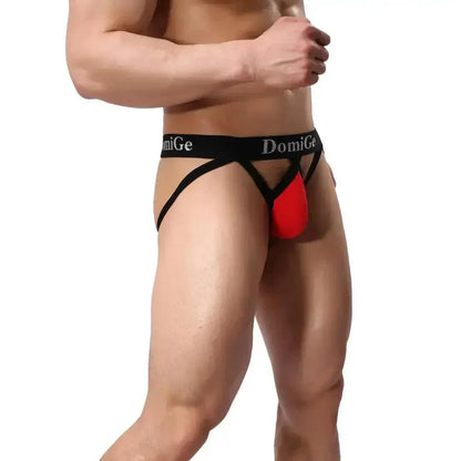 DomiGe DomiGe Men's Cotton Jock Strap W-Shape Underwear for Men