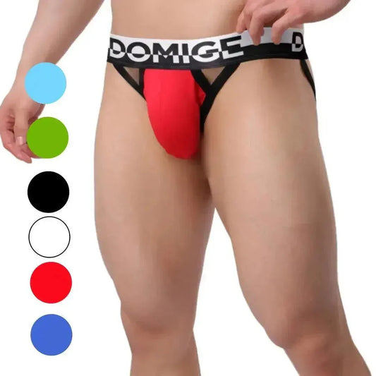 DomiGe DomiGe Men's Cotton Jockstraps Engineered Male Sexy Thongs