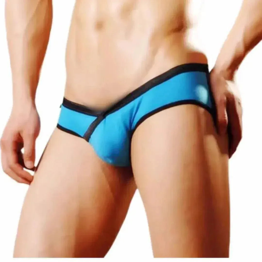DomiGe DomiGe Men's Cotton Lycra Briefs: V-Shaped Low-Rise Underwear for Men