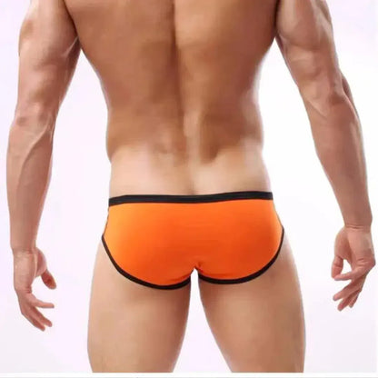 DomiGe DomiGe Men's Cotton Lycra Briefs: V-Shaped Low-Rise Underwear for Men