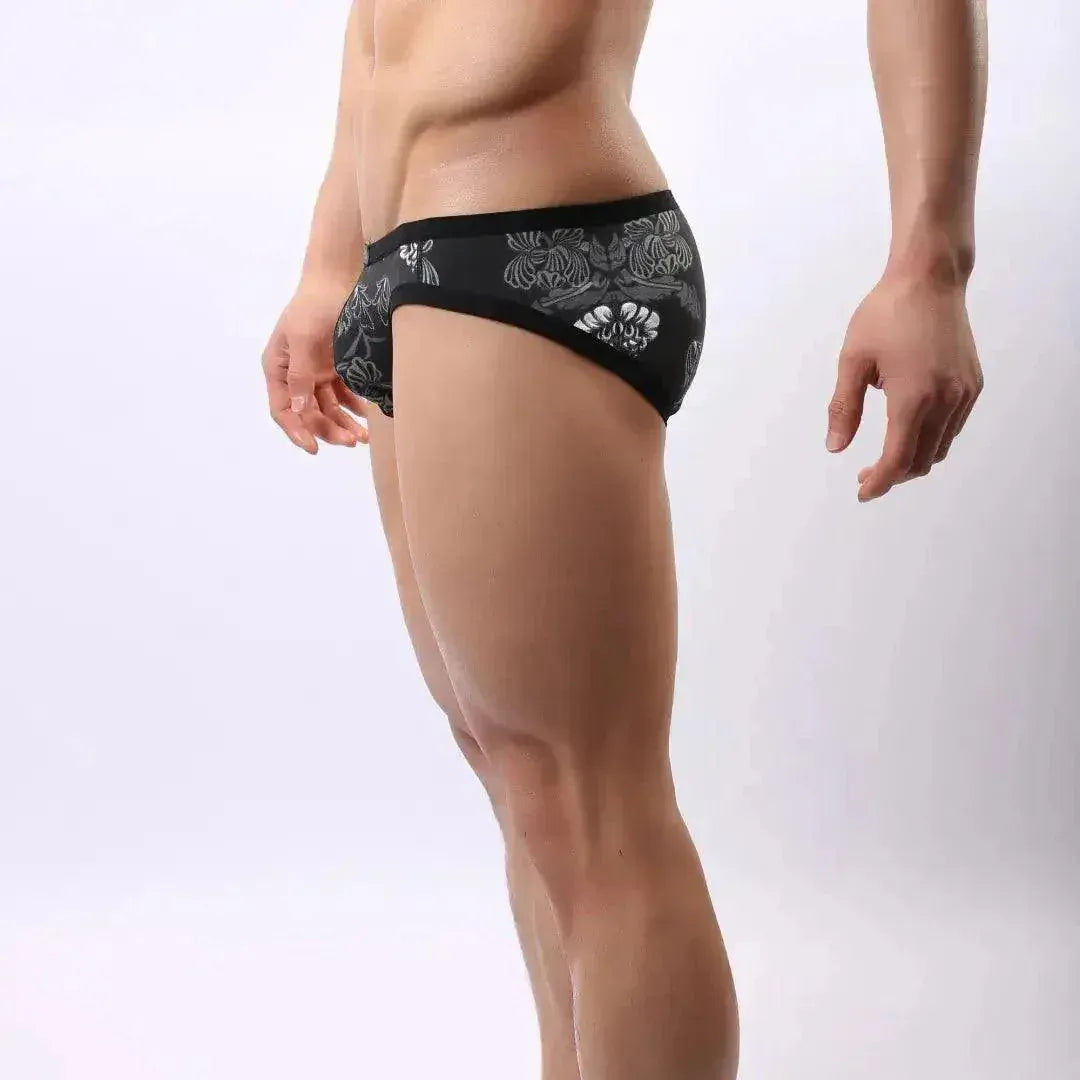 DomiGe DomiGe Men's Cotton Stretch Briefs: Elastic Waistband with Contoured Pouch