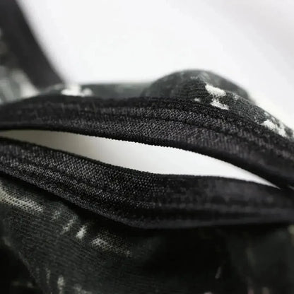 DomiGe DomiGe Men's Cotton Thong Front Opening Male Sexy G-String Love Print