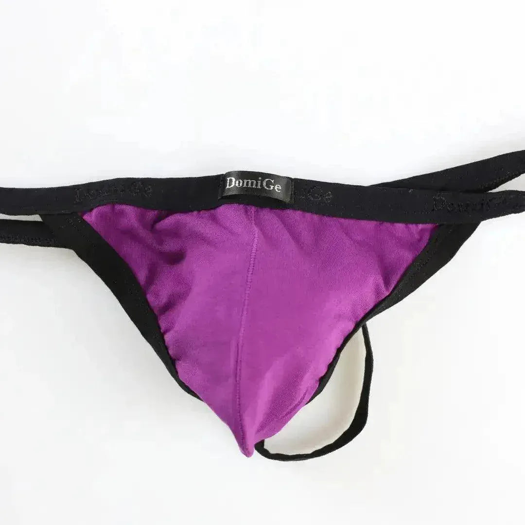 DomiGe DomiGe Men's Cotton Thong T-Back Cotton Male T-Back Underwear