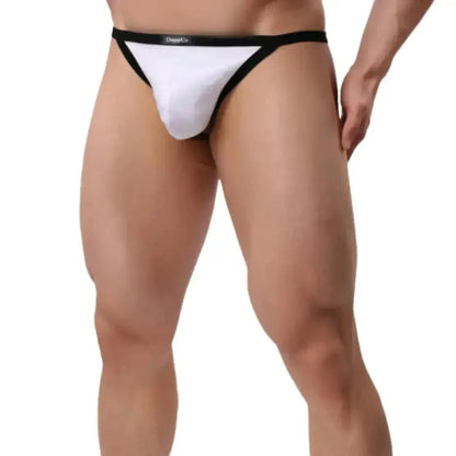 DomiGe DomiGe Men's Cotton Thong T-Back Cotton Male T-Back Underwear