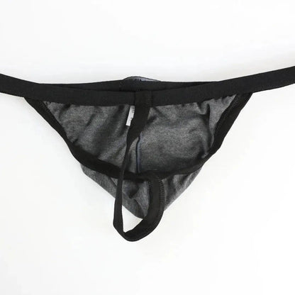 DomiGe DomiGe Men's Cotton Thong T-Back Cotton Male T-Back Underwear